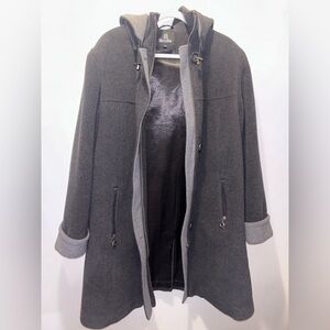 Gray Niccolini Women's Coat 15% cashmere